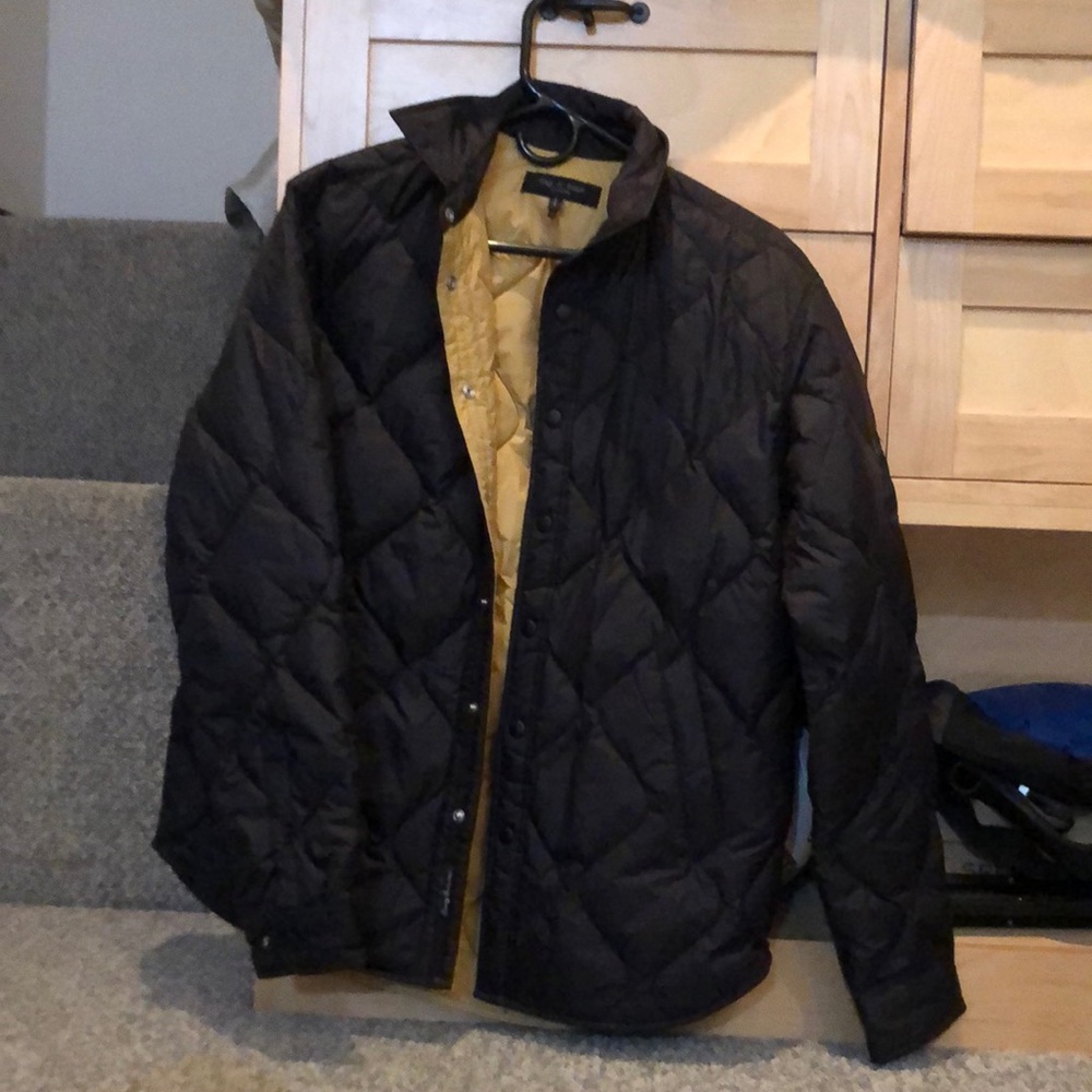 Rag and Bone Puffer Jacket Black